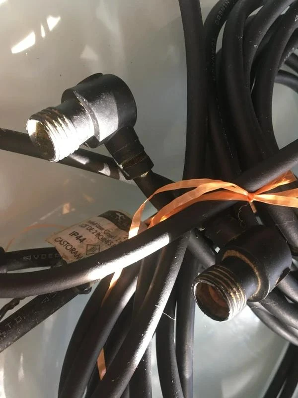 2 cables / hilos eléctricos especiales para guirnaldas de Navidad exteriores – photo 6